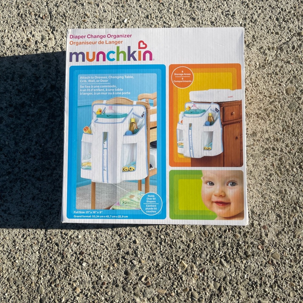 Diaper changer organizer